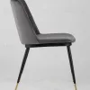Стул Мелисса велюр темно-серый 2 шт УТ000037480 - 3