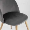 Стул Лион велюр серый 4 шт УТ000037451 - 8