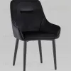Стул Диана велюр черный 4 шт УТ000037421 - 2