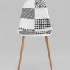 Стул Валенсия SN пэчворк черно-белый 4 шт УТ000037337 - 3