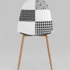 Стул Валенсия SN пэчворк черно-белый 2 шт УТ000037336 - 5