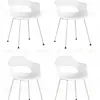 Стул Lady пластик белый 4 шт. УТ000037269 - 1