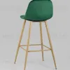 Стул барный Валенсия велюр зеленый ножки цвет дерево УТ000008860 - 6