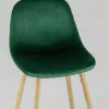 Стул барный Валенсия велюр зеленый ножки цвет дерево УТ000008860 - 8