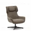 Zalina Вращающееся кресло с подлокотниками из светло-коричневой синели 178408 - 3