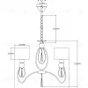 Люстра подвесная Moderli V2584-3P Dark 3*E14*60W УТ000021557 - 6