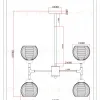 Светильник подвесной Moderli V10804-6P Arty УТ000037893 - 8