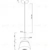 Светильник подвесной светодиодный Moderli V10875-PL Eir УТ000037982 - 6