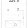 Подвесной светильник Moderli V6030-4P Krona УТ000026088 - 3
