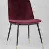 Стул Мелисса велюр бордовый УТ000004448 - 1