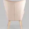 Кресло Хью велюр бежевый УТ000037082 - 6