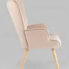 Кресло Хью велюр бежевый УТ000037082 - 4