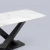 Стол обеденный Belle 180х90 белый мрамор УТ000038273 - 6