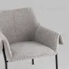 Кресло лаунж Бесс альпака серый УТ000037051 - 8