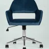 Кресло офисное Ross велюр синий УТ000003611 - 7
