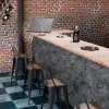 Стул барный TOLIX WOOD со спинкой черный глянцевый УТ000000676 - 3