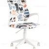 Кресло детское Бюрократ BUROKIDS 1 W мультиколор коты крестовина пластик белый УТ000036838 - 1