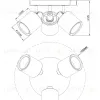 Светильник потолочный Moderli V10627-3C Room УТ000036816 - 9