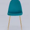 Стул Валенсия SN велюр аквамарин золотые ножки УТ000036465 - 5