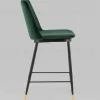 Стул полубарный Мелисса велюр зеленый УТ000035753 - 3