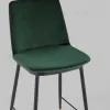 Стул полубарный Мелисса велюр зеленый УТ000035753 - 8