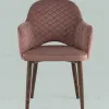 Стул Венера диамант велюр пыльно-розовый УТ000031306 - 6
