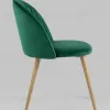 Стул Лион Страйпс велюр зеленый УТ000027964 - 5