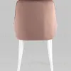 Стул Диана велюр пыльно-розовый ножки белые УТ000031293 - 7