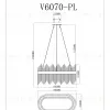 Светодиодный подвесной светильник Moderli V6070-PL Diadem УТ000026101 - 7