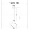 Светодиодный подвесной светильник Moderli V5024-3PL Store УТ000026062 - 5