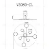 Светодиодная люстра на штанге Moderli V5080-CL Arista УТ000026077 - 1