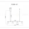 Подвесной светильник Moderli V5090-4P Lingdal УТ000026078 - 3