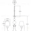 Люстра подвесная Moderli V2613-5P Feels 5*E14*60W УТ000021567 - 7