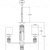 Люстра подвесная Moderli V2691-5P Slam 5*E14*60W УТ000021591 - 3