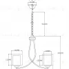 Люстра подвесная Moderli V2524-3P Maximilian 3*E27*60W УТ000021535 - 7