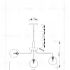 Потолочная люстра Moderli V2180-C Heavy 5*G9*5W УТ000017236 - 6