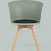 Стул Blossom с подушкой серо-зеленый УТ000005385 - 3