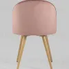 Стул Лион Страйпс велюр розовый УТ000004869 - 8