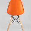Стул Eames DSW оранжевый x4 УТ000005349 - 6