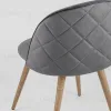 Стул Лион велюр с ромбами серый УТ000003340 - 9
