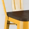 Стул барный TOLIX WOOD со спинкой желтый УТ000001866 - 8
