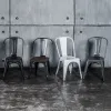 Стул TOLIX черный патина золото УТ000000490 - 3