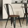Стул TOLIX WOOD черный глянцевый УТ000000942 - 3