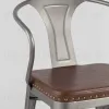 Стул TOLIX ARMS SOFT с подлокотниками серебристый УТ000001287 - 8