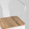 Стул TOLIX ARM WOOD с подлокотниками белый УТ000001863 - 9