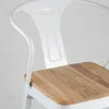 Стул TOLIX ARM WOOD с подлокотниками белый УТ000001863 - 7