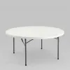 Стол круглый складной пластиковый Кейт 160 УТ000000598 - 3