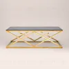 Журнальный стол 120*60 ИНСИГНИЯ золото стекло smoke УТ000001503 - 5