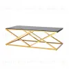 Журнальный стол 120*60 ИНСИГНИЯ золото стекло smoke УТ000001503 - 1