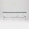 Журнальный стол 120*60 АРТ ДЕКО серебро УТ000000890 - 3